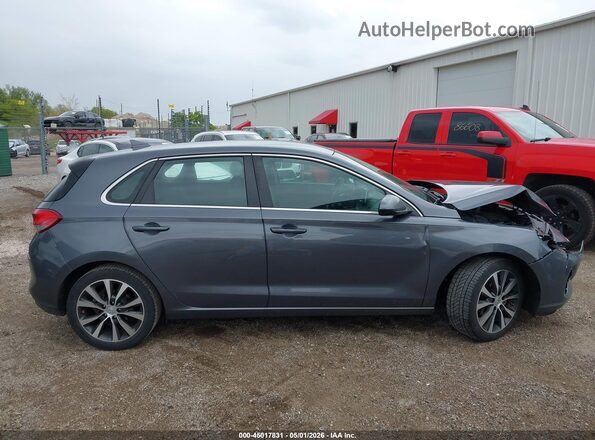 KMHH35LE6JU067089 2018 HYUNDAI ELANTRA GT Gray უკანა სალონის ხედი