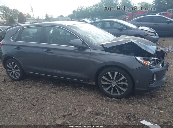 KMHH35LE8KU116357 2019 HYUNDAI ELANTRA GT Серый Вид задней части салона