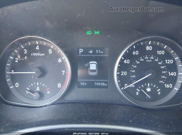 KMHH35LE9KU094336 2019 HYUNDAI ELANTRA GT Gray Вид задніх сидінь