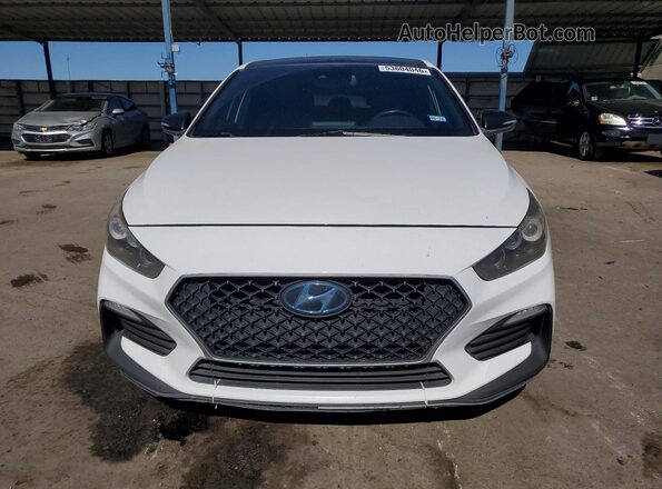 KMHH55LC0LU123393 2020 HYUNDAI ELANTRA White Դիմացի տեսք