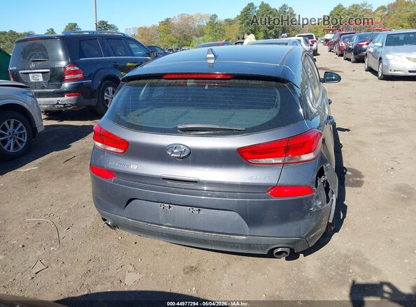 KMHH55LC1JU037586 2018 HYUNDAI ELANTRA GT Gray 