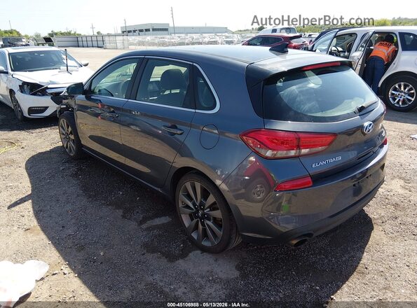 KMHH55LC2JU033319 2018 HYUNDAI ELANTRA GT Gray Trasero izquierdo