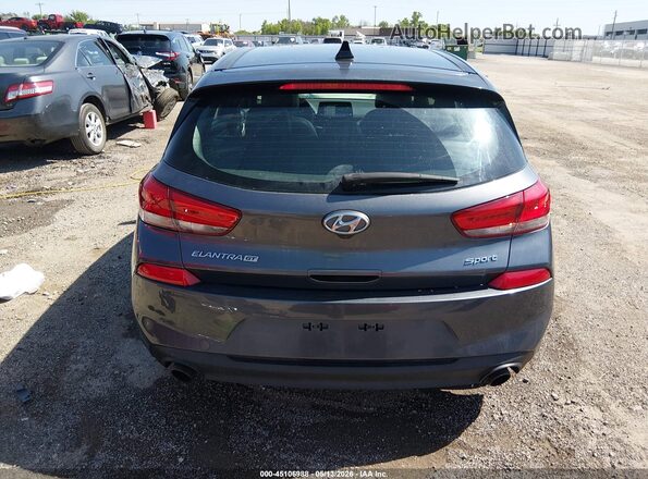 KMHH55LC2JU033319 2018 HYUNDAI ELANTRA GT Gray 
