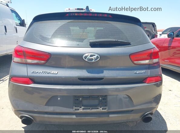 KMHH55LC2JU075862 2018 HYUNDAI ELANTRA GT Gray 