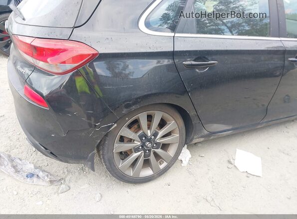 KMHH55LC3JU035547 2018 HYUNDAI ELANTRA GT Черный Вид спереди