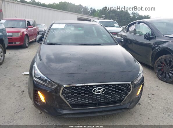 KMHH55LC3JU035547 2018 HYUNDAI ELANTRA GT Черный Вид щитка приборов