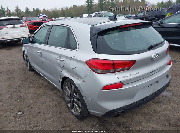 KMHH55LC6JU071412 2018 HYUNDAI ELANTRA GT Silver უკანა მარცხენა