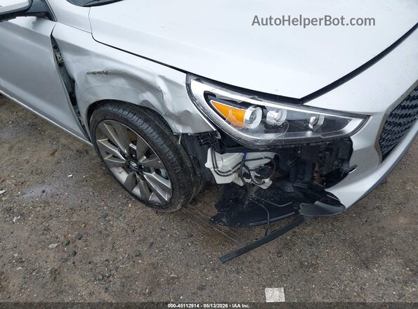 KMHH55LC6JU071412 2018 HYUNDAI ELANTRA GT Silver წინა ხედი