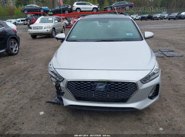 KMHH55LC6JU071412 2018 HYUNDAI ELANTRA GT Silver ხელსაწყოთა პანელის ხედი