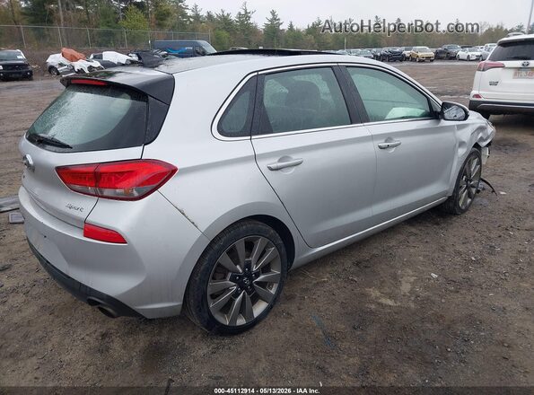 KMHH55LC6JU071412 2018 HYUNDAI ELANTRA GT Silver უკანა მარჯვენა