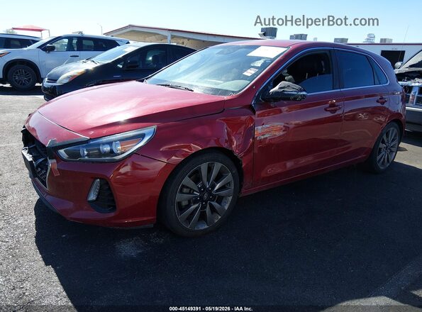 KMHH55LCXJU037263 2018 HYUNDAI ELANTRA GT Красный 