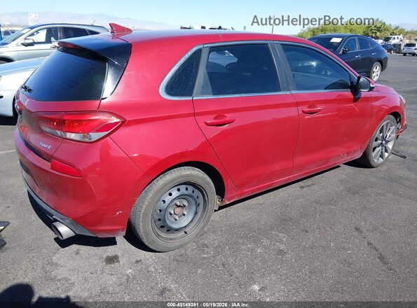 KMHH55LCXJU037263 2018 HYUNDAI ELANTRA GT Красный 