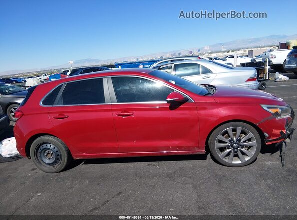 KMHH55LCXJU037263 2018 HYUNDAI ELANTRA GT Красный 