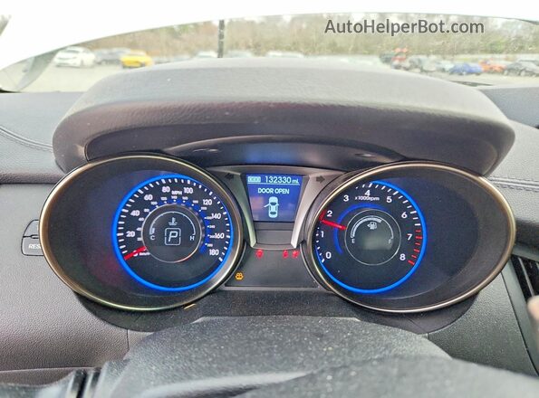 KMHHT6KJ2GU134882 2016 HYUNDAI GENESIS Белый Вид щитка приборов
