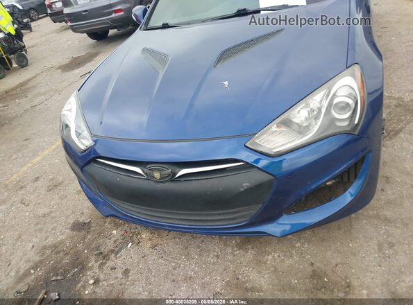 KMHHT6KJ8GU132702 2016 HYUNDAI GENESIS Blue Սարքավորումների վահանակի տեսք