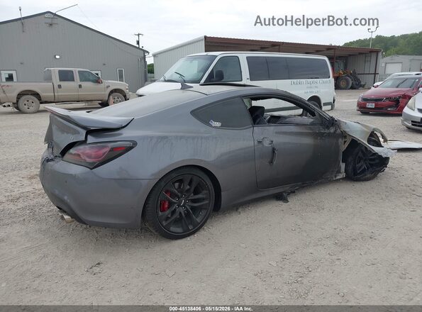 KMHHU6KJ0GU134926 2016 HYUNDAI GENESIS Gray Rear right