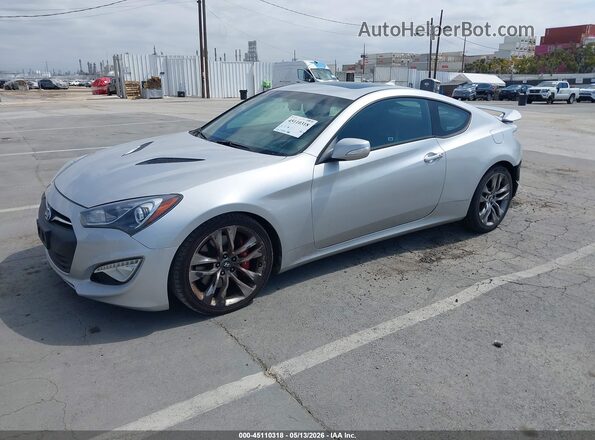 KMHHU6KJ6GU133392 2016 HYUNDAI GENESIS Серебряный Передняя левая четверть