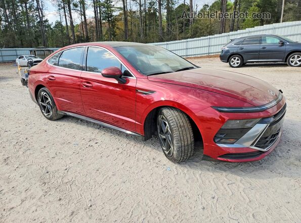 KMHL14JA3SA466250 2025 HYUNDAI SONATA Red Front right