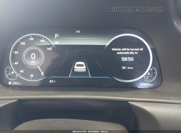 KMHL14JA4NA205665 2022 HYUNDAI SONATA Gray უკანა სავარძლების ხედი