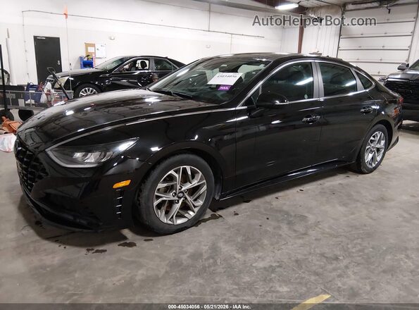 KMHL14JA6MA144544 2021 HYUNDAI SONATA Black Przód lewy