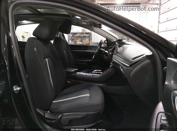 KMHL14JA6MA144544 2021 HYUNDAI SONATA Black Widok wnętrza z przodu