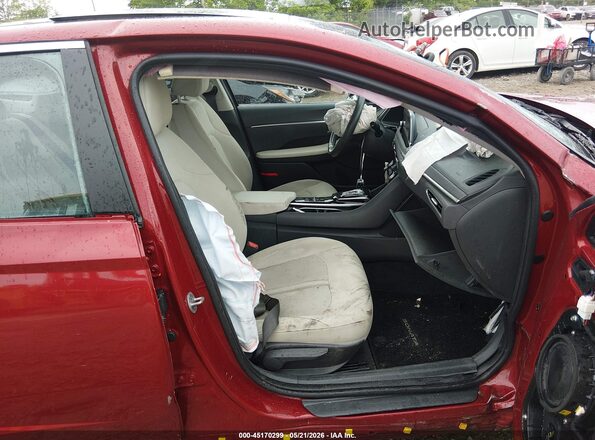 KMHL14JA8PA330784 2023 HYUNDAI SONATA Red Front interior view