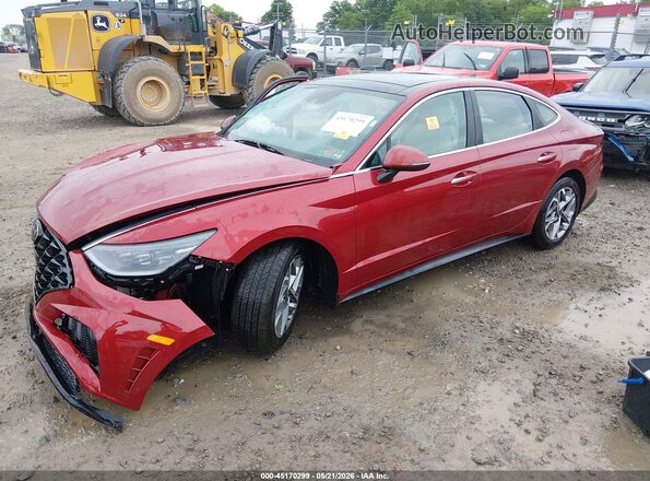 KMHL14JA8PA330784 2023 HYUNDAI SONATA Red Front left