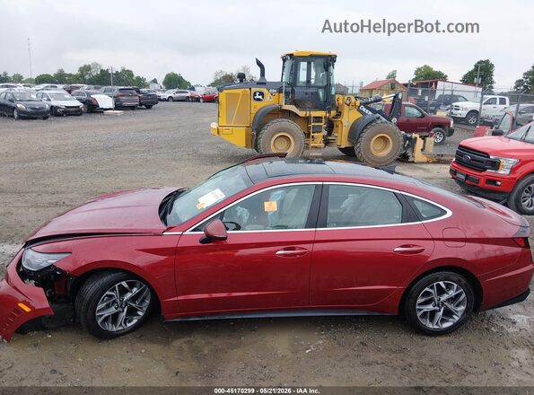 KMHL14JA8PA330784 2023 HYUNDAI SONATA Red 