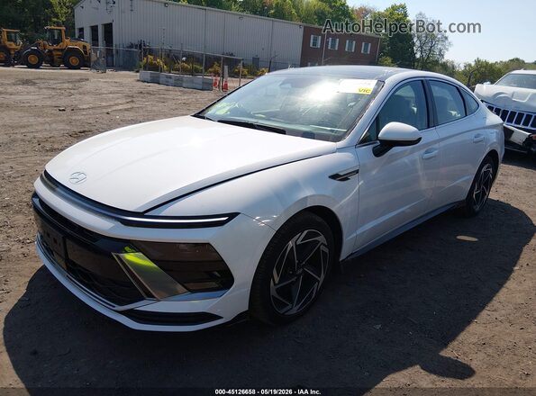 KMHL14JAXRA403642 2024 HYUNDAI SONATA White Vista tres cuartos delantera izquierda