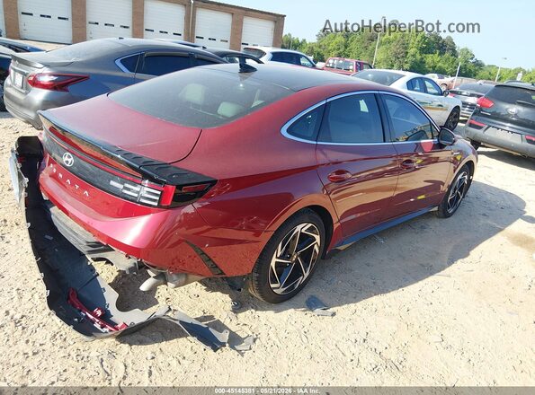 KMHL14JAXSA429096 2025 HYUNDAI SONATA Red Հետևի աջ