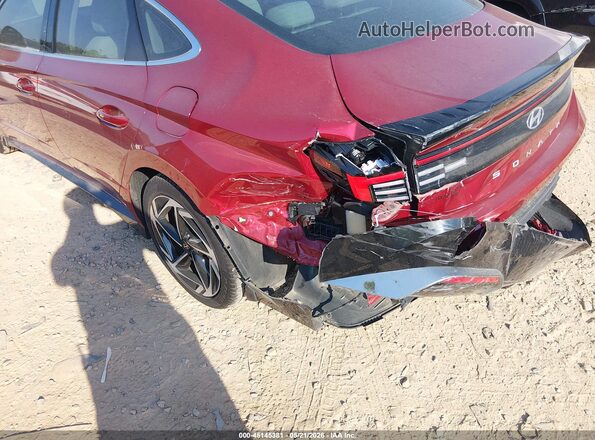 KMHL14JAXSA429096 2025 HYUNDAI SONATA Red Դիմացի տեսք