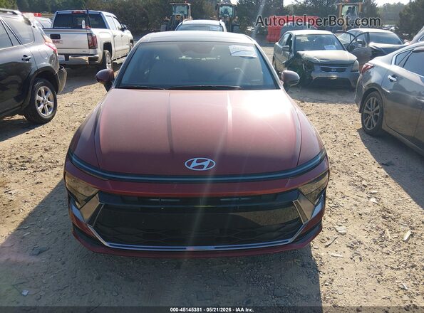 KMHL14JAXSA429096 2025 HYUNDAI SONATA Red Սարքավորումների վահանակի տեսք