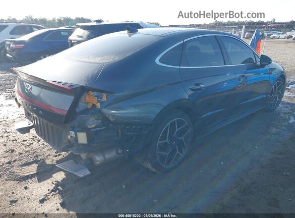 KMHL14JC0NA224697 2022 HYUNDAI SONATA Gray Задня права чверть