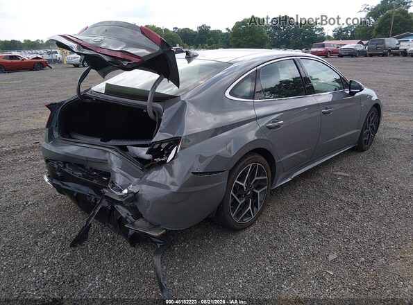 KMHL14JC4PA256703 2023 HYUNDAI SONATA Gray უკანა მარჯვენა