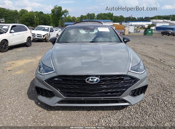 KMHL14JC4PA256703 2023 HYUNDAI SONATA Gray ხელსაწყოთა პანელის ხედი