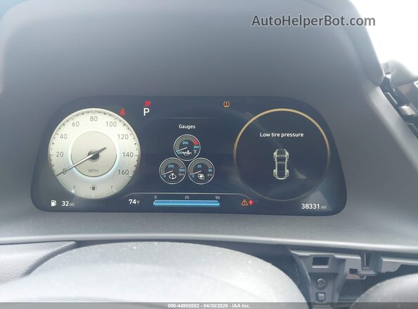 KMHL14JC4PA274909 2023 HYUNDAI SONATA Black Հետևի նստատեղերի տեսք