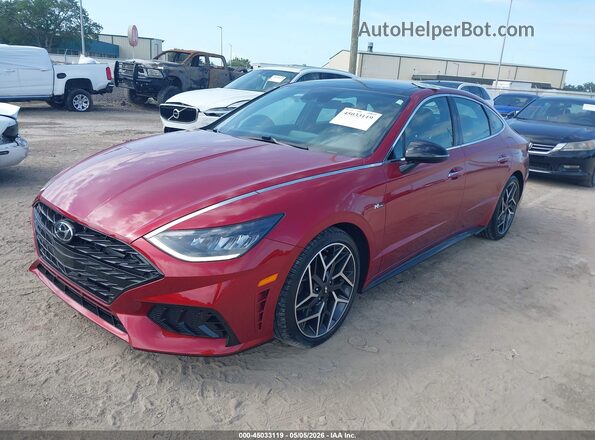 KMHL14JC6PA269095 2023 HYUNDAI SONATA Red 