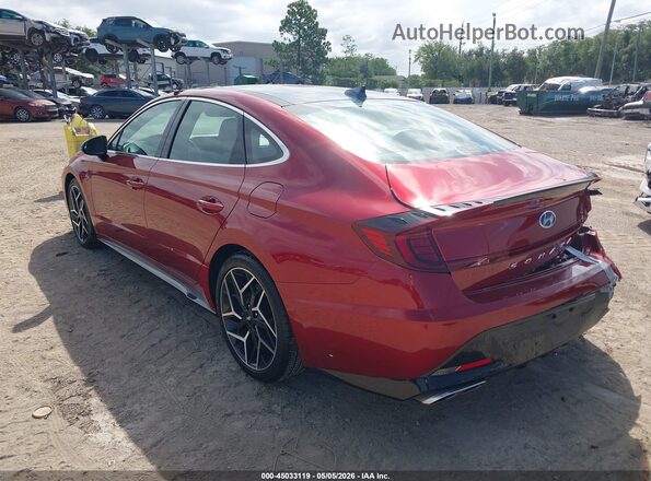 KMHL14JC6PA269095 2023 HYUNDAI SONATA Red 