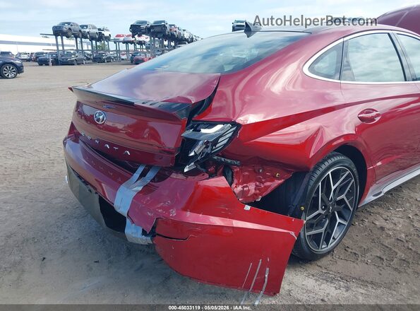 KMHL14JC6PA269095 2023 HYUNDAI SONATA Red 