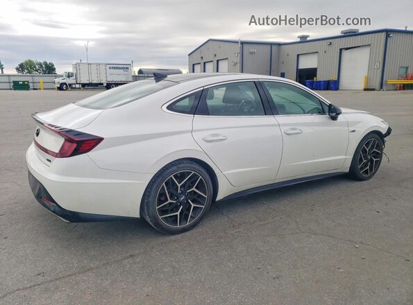 KMHL14JC8PA278672 2023 HYUNDAI SONATA White Rear right