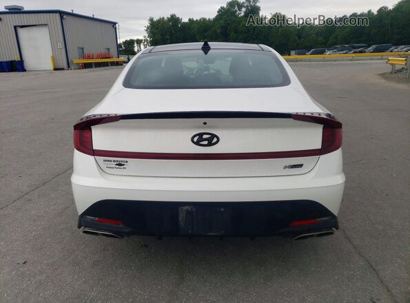 KMHL14JC8PA278672 2023 HYUNDAI SONATA White Rear view