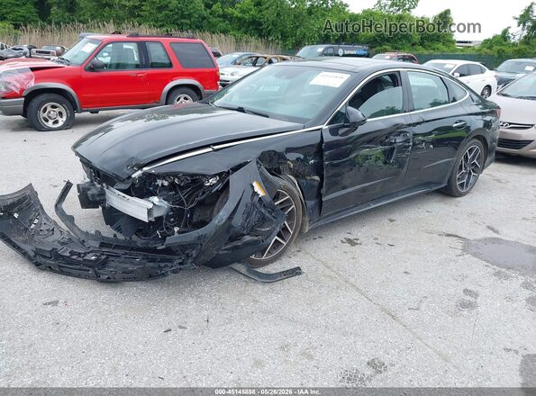 KMHL14JC8PA340409 2023 HYUNDAI SONATA Black 