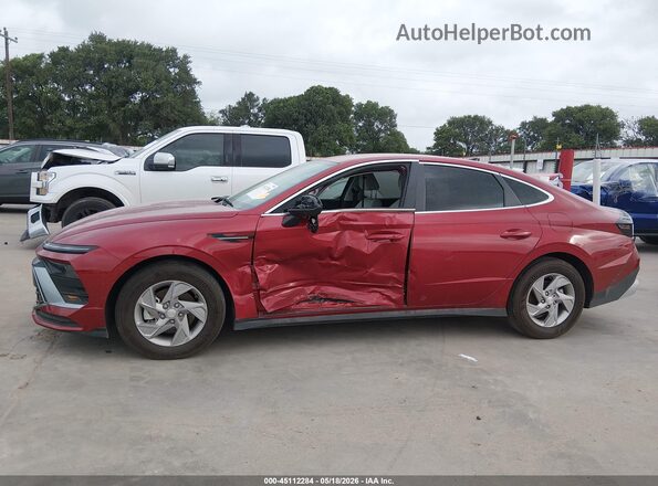 KMHL24JA8SA484191 2025 HYUNDAI SONATA Burgundy Դիմացի տեսք