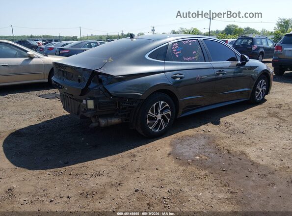 KMHL24JJ2LA009752 2020 HYUNDAI SONATA HYBRID Black Հետևի աջ
