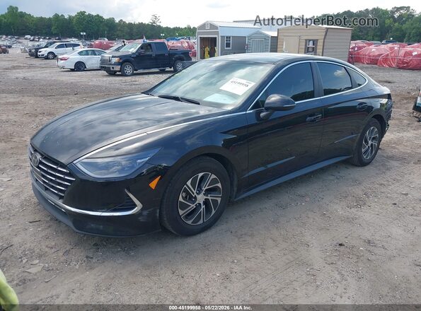KMHL24JJ7PA079768 2023 HYUNDAI SONATA HYBRID Black Przód lewy