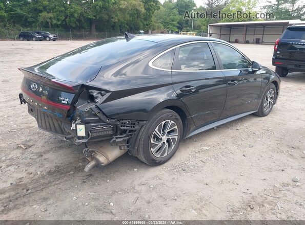 KMHL24JJ7PA079768 2023 HYUNDAI SONATA HYBRID Black Tył prawy