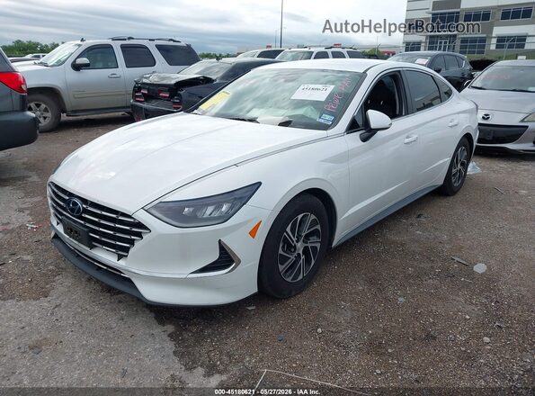 KMHL24JJXMA033086 2021 HYUNDAI SONATA White Przód lewy