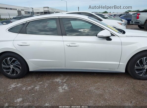KMHL24JJXMA033086 2021 HYUNDAI SONATA White Widok wnętrza z tyłu