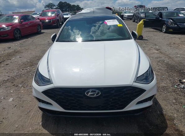 KMHL34J27PA313610 2023 HYUNDAI SONATA White Սարքավորումների վահանակի տեսք