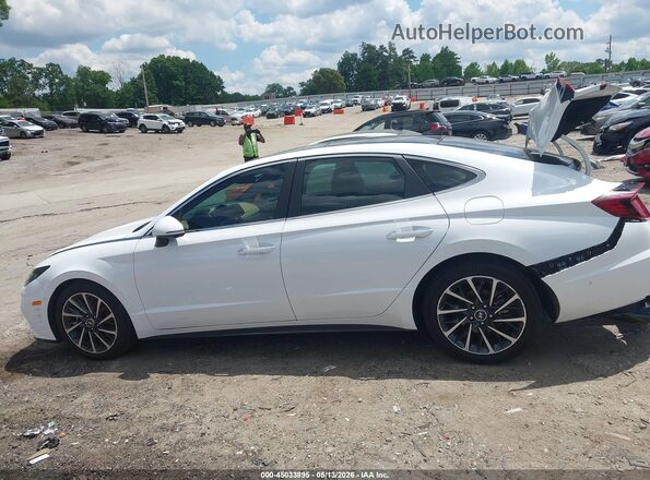 KMHL34J27PA313610 2023 HYUNDAI SONATA White Սալոնի 360 աստիճան տեսք